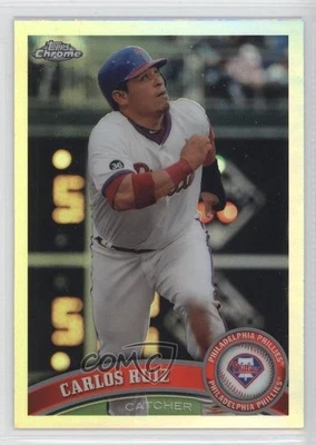 2011 Topps Chrome Refractor Carlos Ruiz #21 - Image 1 of 2