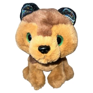 Webkinz Next Teacup Yorkie Green Glitter Eyes No Code Plush Stuffed WK00015 - Picture 1 of 8