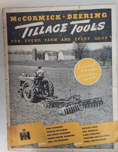 VTG Original 1959 McCormick Deering Tillage Tools Brochure Pamphlet Booklet - Picture 1 of 8