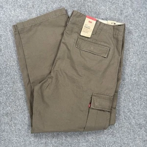 Pantalones cargo Levi's XX para hombre 40x30 calce recto algodón marrón ropa de trabajo utilitaria nuevos con etiquetas - Imagen 1 de 12