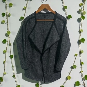 Cárdigan Banana Republic Mujer’s Pequeño Gris Frente Abierto Longline Suéter Chaqueta - Imagen 1 de 7