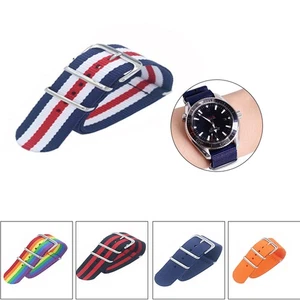 Nylon Watch Strap Band Military Army Diver Watch Buckle Band Belt Acc 18/20/22mm - Picture 1 of 50