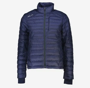 Ralph Lauren RLX Golf Packable Quilted Panel Puffer Jacket siz Large Navy - Picture 1 of 19