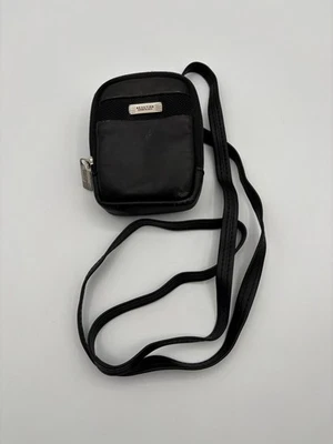 Kenneth Cole Reaction Compact Camera Case Bag Pouch Black Zippered - Image 1 of 4