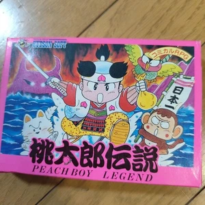 Momotaro Legend Peach Boy Nintendo SNES RPG Personajes de dibujos animados Caja Rosa Usado - Imagen 1 de 11