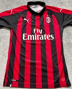 AC Milan 2018/19 Home Shirt Authentic AC Milan Home Shirt Medium Mens - Picture 1 of 11