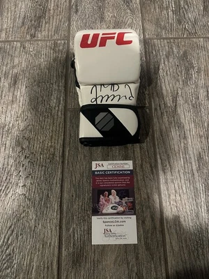MERAB DVALISHVILI SIGNED UFC GLOVE JSA COA AUTO MMA AUTOGRAPHED FIGHTER MACHINE - Image 1 of 3
