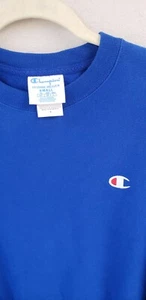 Authentic Champion Vintage Reverse Weave Small Pullover Blau 70er Jahre Top - Bild 1 von 8