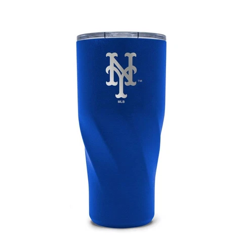 New York Mets 20oz Morgan Stainless Steel Tumbler [NEW] MLB Cup Travel Mug Cover