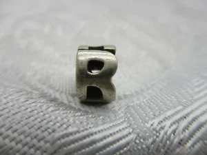 ESTATE JEWELRY 925 STERLING SILVER CHAMILIA CHAM LETTER "R" CHARM FOR BRACELET - Picture 1 of 4