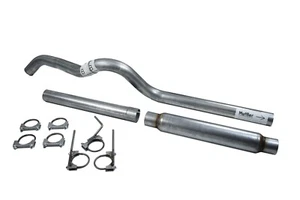 07-18 Jeep Wrangler JK 2 Door-4 Door 2.5" Single Exit Exhaust Kit Glasspack - Picture 1 of 6