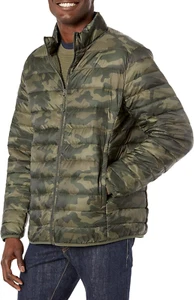 Men'S Packable Lightweight Water-Resistant Puffer Jacket (Available in Big & Tal - Picture 1 of 7