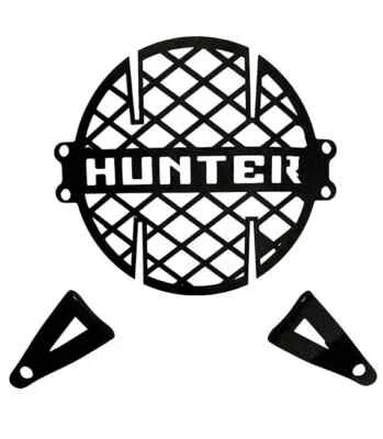Fit For Royal Enfield Headlight Grill for Hunter 350 Headlight Grill Black Heavy - Image 1 of 4