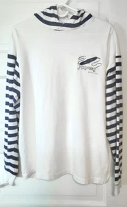 Madonna Vintage Girlie Show Tour Australia Striped L/S Hooded Shirt Dita Mask - Picture 1 of 16