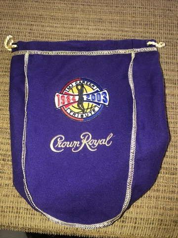 NBA Michael  Jordan  Tribute Bag CROWN ROYAL BAG 750 Ml Cover