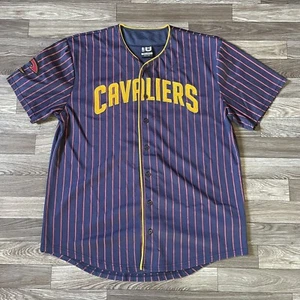 Cleveland Cavaliers Jersey Men’s 2XL Blue Red Pinstripe Basketball MLB - Picture 1 of 7