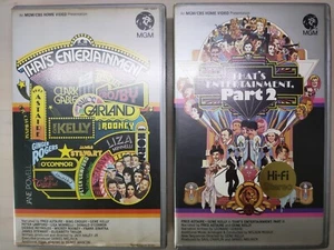 That's Entertainment & That's Entertainment, Part 2 on Rare Pre-Cert Big Box VHS - Picture 1 of 11