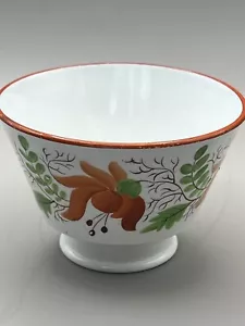 Antiguo tazón de té fucsia Early Adams o Spode Pearlware, C 1800 - Imagen 1 de 9