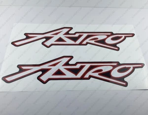 ASTRO BOAT LOGO DECALS STICKERS 16" x 3.9" 2pcs. - Picture 1 of 6