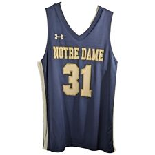 Notre Dame Womens Basketball Jersey Sz Small Fighting Irish Blue and White #31