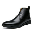 Men's Formal Chukka Boots Derby Smart Business Work Office Ankle Dress Shoes
