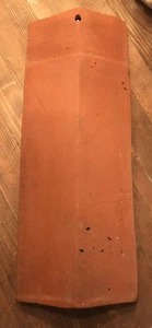 Composite Hip Flat Tile 1, Ludowici Flat Roof Tile, Used Red Terracotta Tile - Picture 1 of 5