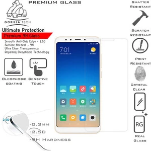 Tempered Glass Screen Protector Xiaomi Redmi 5 100% Protection High Quality - Picture 1 of 2