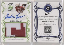 2018 Leaf Perfect Game National Showcase Green /5 Andre Tarver Patch Auto