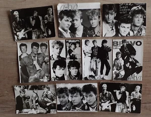 Vintage A-Ha Lot of 10 B&W Photos 1980's - Picture 1 of 4
