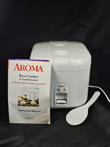 Aroma Housewares ARC-805RB 6 Cup Rice Cooker And Food Steamer With Manual - Picture 1 of 4