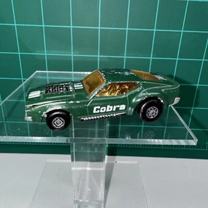 Matchbox Lesney Superfast Green BOSS Mustang Cobra Die Cast Car 1972 - Picture 1 of 11
