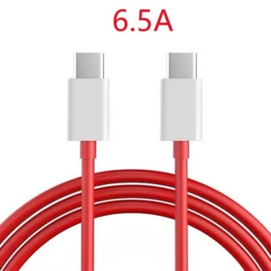 Original OnePlus Warp US Fast Charging Data DASH USB-C to USB-C 65W 6.5A CABLE - Picture 1 of 5