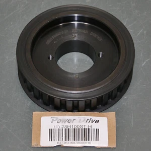 Power Drive Gearbelt Pulley 8HH100, 28 Grooves, for 1" x 1/2" Belts, Timing, H - Picture 1 of 7