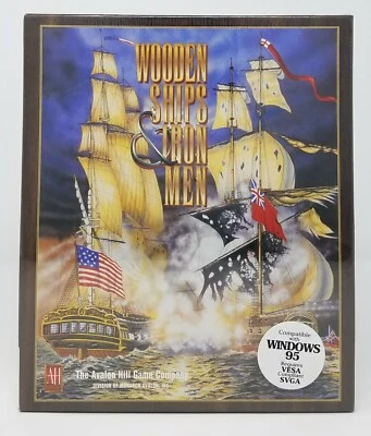 Wooden Ships and Iron Men (PC 1996) BIG BOX SEALED AVALON HILLS WINDOWS 95 - Image 1 of 4