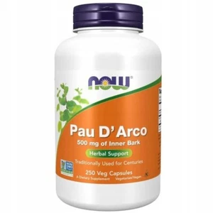 Now Foods Pau d'Arco 500mg 250 capsules - Picture 1 of 2