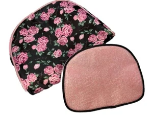 Bolsa de cosméticos de maquillaje Juicy Couture 2 anidaciones rosa brillante y rosa rosa - Imagen 1 de 10