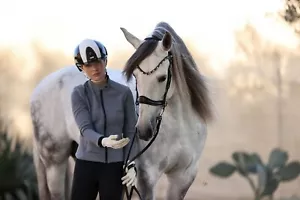 Ice Equestrian Sparkly Browband Real Italian Leather and Preciosa. Pony - Black - Picture 1 of 4