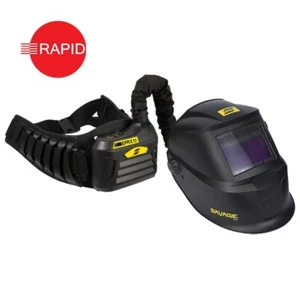 ESAB Savage A40 Air con sistema EPR-X1.1 PAPR y manguera de 1 m, paquete listo para soldar - Imagen 1 de 3