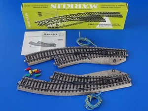 MARKLIN H0 - 5140 - Pair of Curved Switches - M Track - BOX / LN - Picture 1 of 2
