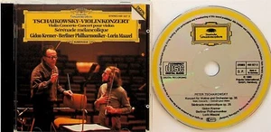 TCHAIKOVSKY Violin Concerto/Serenade GIDON KREMER Maazel CD WG FULL SILVER  - Picture 1 of 3