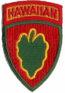PARCHE DE UNIDAD DE CUADRO DEL EJÉRCITO HAWAIANO DE ESTADOS UNIDOS SEGUNDA GUERRA MUNDIAL (REPRODUCCIÓN) - Imagen 1 de 1