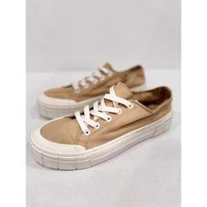 Zapatillas deportivas de lona Mad Love para mujer talla 11 informales blancas plantilla de plataforma floral - Imagen 1 de 7