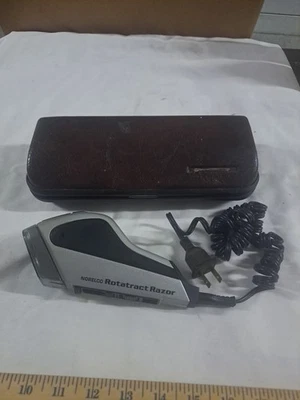 Maquinilla de afeitar eléctrica Norelco Rotatract HP 1601 de colección con estuche - ¡Funciona! Bueno Foto 1 de 4