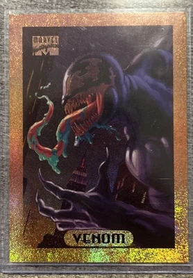 Venom GOLD HOLOFOIL 1994 Marvel Masterpieces # 9 of 10 VINTAGE Limited Edition - Image 1 of 4