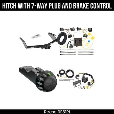Hitch Tow PKG+ Brake Control For 08-12 Jeep Liberty 44585 2" Receiver Class 3 - Image 1 of 4