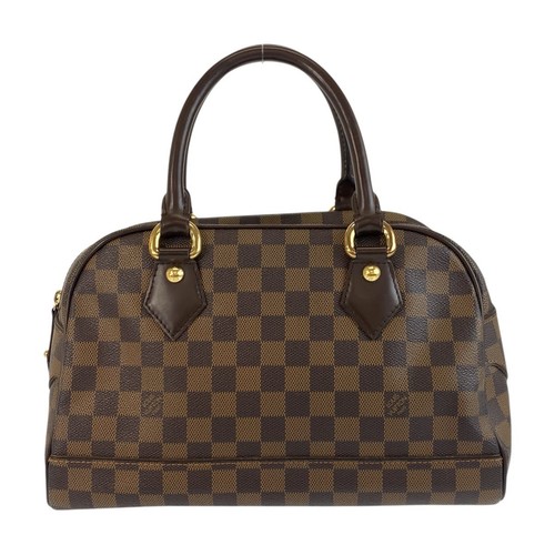 LOUIS VUITTON（LV） Borsa a mano Louis Vuitton Damier Duomo N60008 marrone oro ferramenta PVC LV