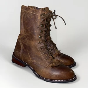 Laredo Sara Rose 8" Damenstiefel Größe 9 abgenutzt braun 52062 Cowboy Western - Bild 1 von 7