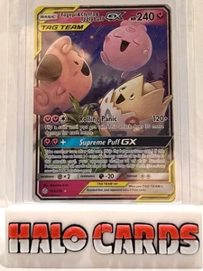 PACK FRESH Togepi & Cleffa & Igglybuff GX 143/236 Sm-Cosmic Eclipse Holo G - Picture 1 of 2