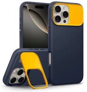 Caseology Magnetic Neon Pop Silicone Case With Kickstand For IPhone 16 Pro Max - Picture 1 of 8
