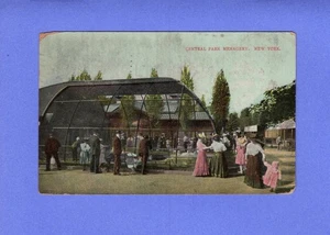 Nueva York Central Park Menagery 1910 - Imagen 1 de 2